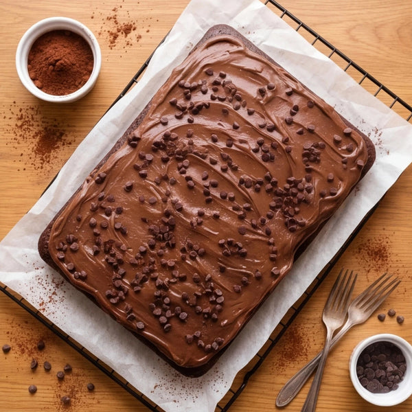 Hot Chocolate Cake — Tray