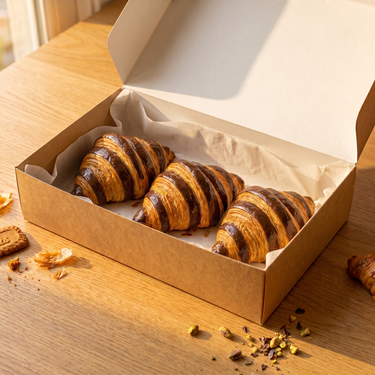 3 Croissants Mini Box 🥐